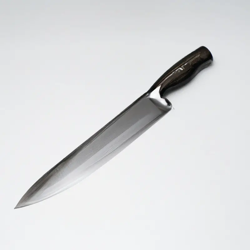 Titanium in knife steel.
