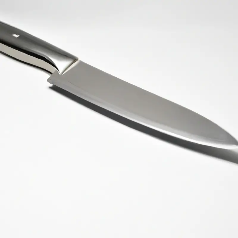 serrated knife cutting jicama