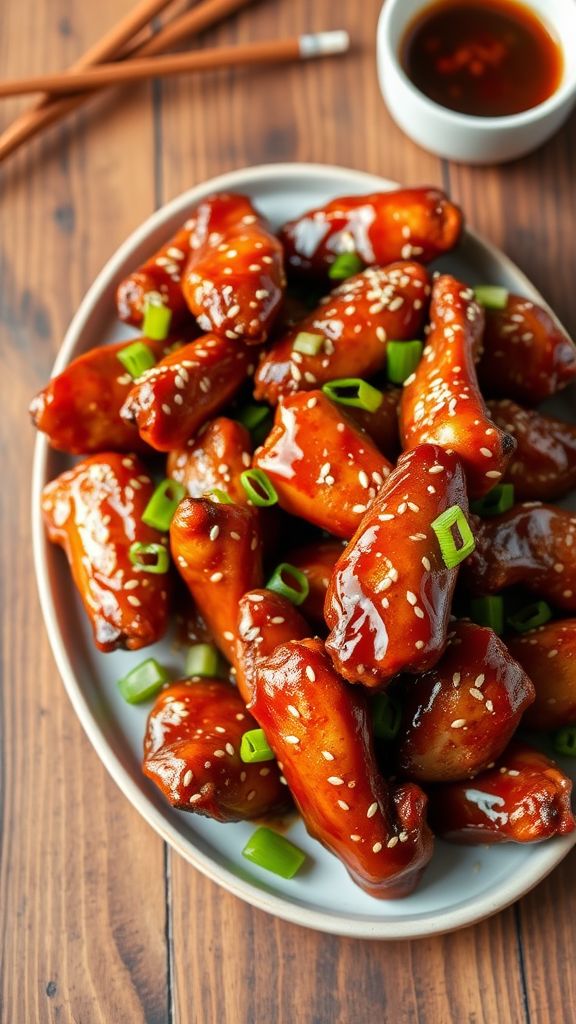 Asian Sesame Glazed Wings  