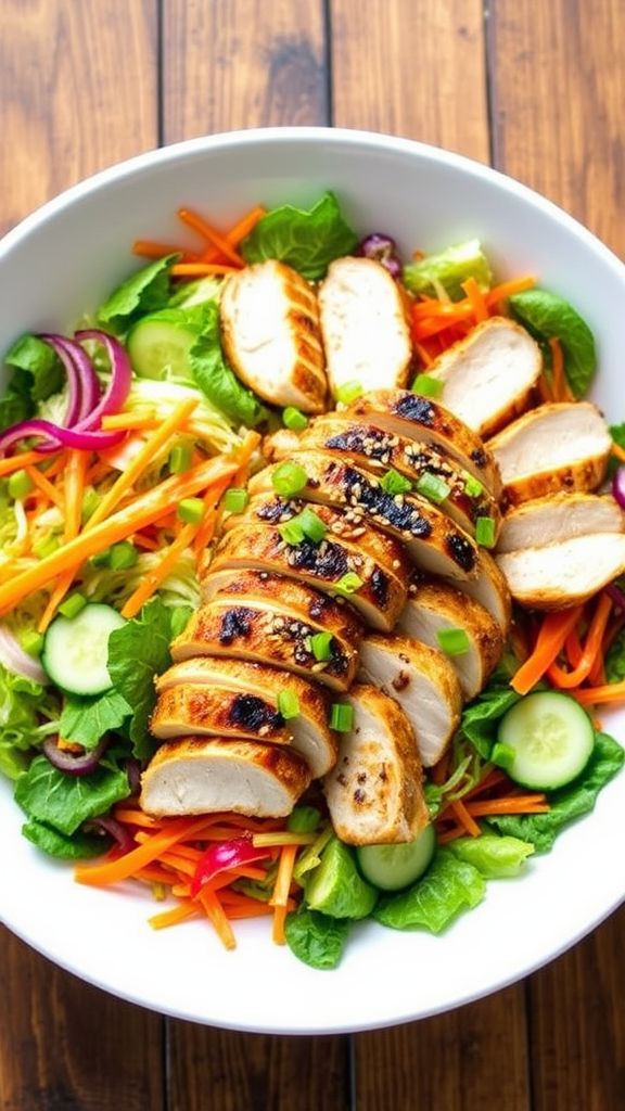 Asian Sesame Grilled Chicken Salad