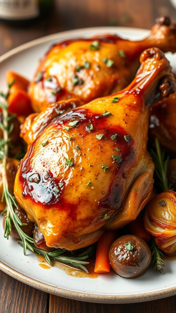 Balsamic Vinegar Roasted Chicken