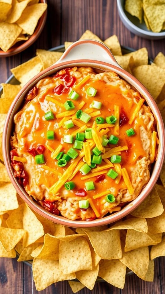 BBQ Buffalo Chicken Dip  