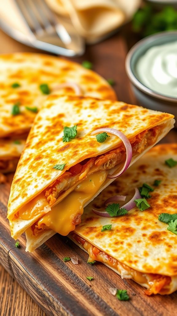 BBQ Chicken Quesadillas