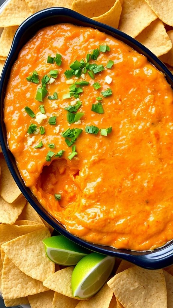 Buffalo Chicken Dip with Cilantro Lime Twist