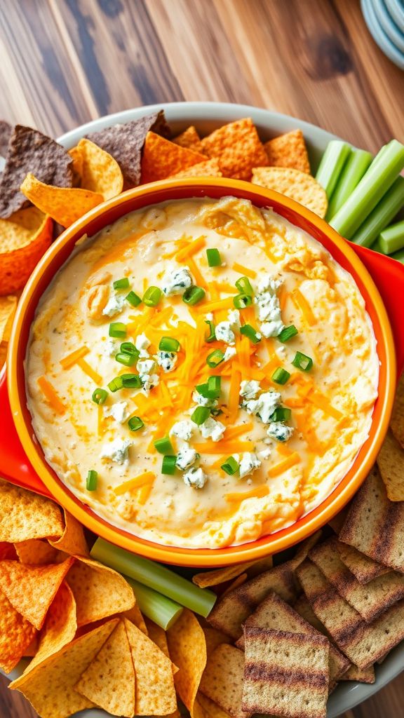 Buffalo Chicken Dip with Cream Cheese  