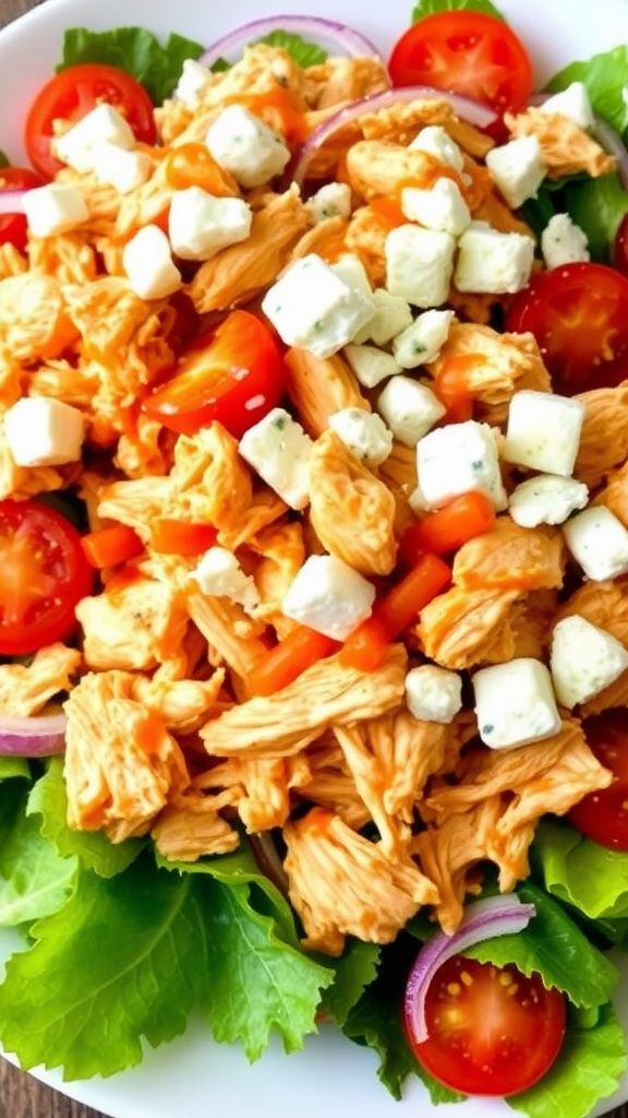 Buffalo Chicken Salad with Blue Cheese