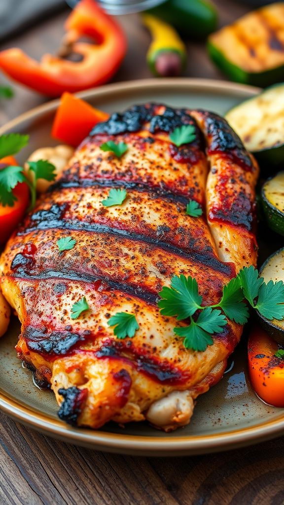 Cajun Spiced Grilled Chicken Breast