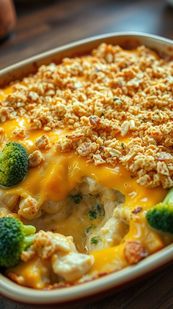 Cheesy Chicken and Broccoli Bake