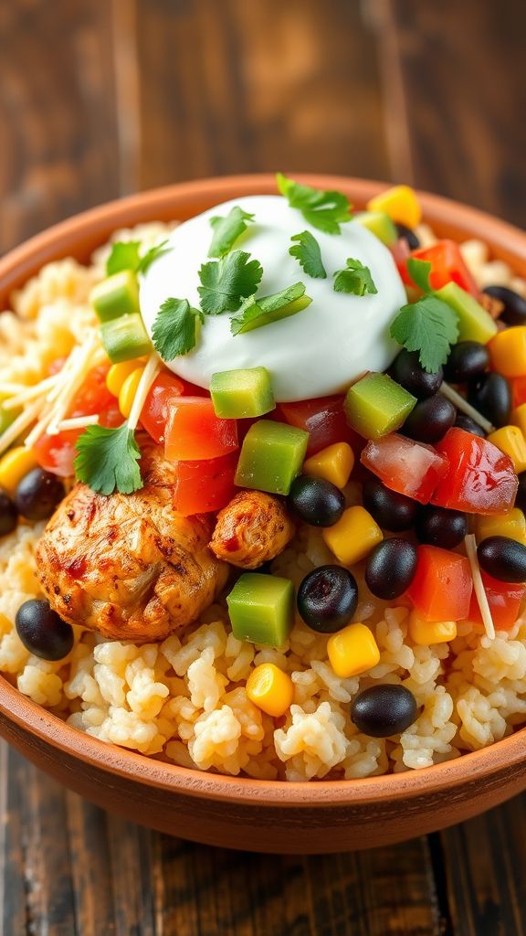 Chipotle’s Chicken Burrito Bowl Copycat