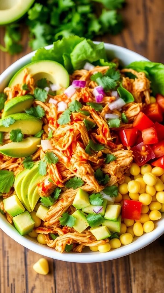 Cilantro Lime Buffalo Chicken Salad