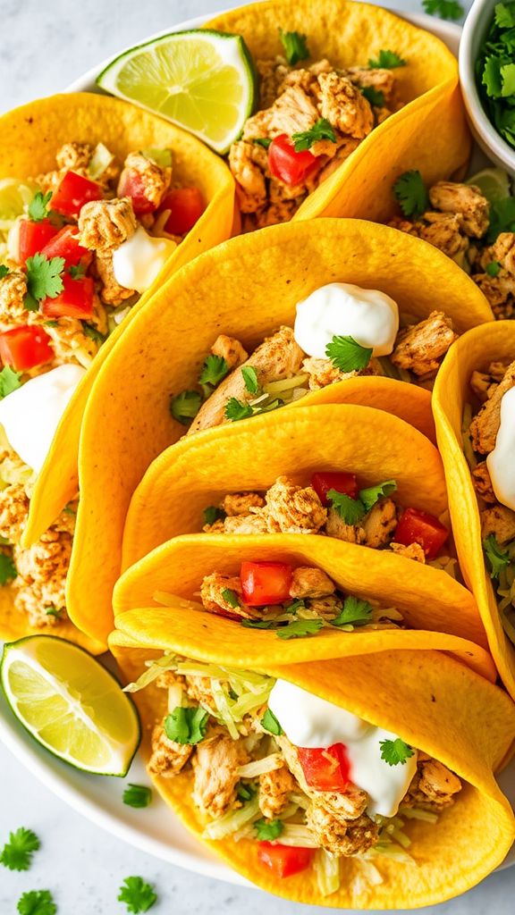 Cilantro Lime Chicken Tacos