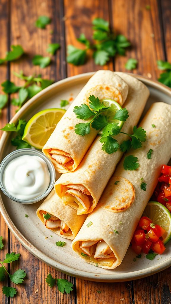 Cilantro-Lime Chicken Tortilla Delight  