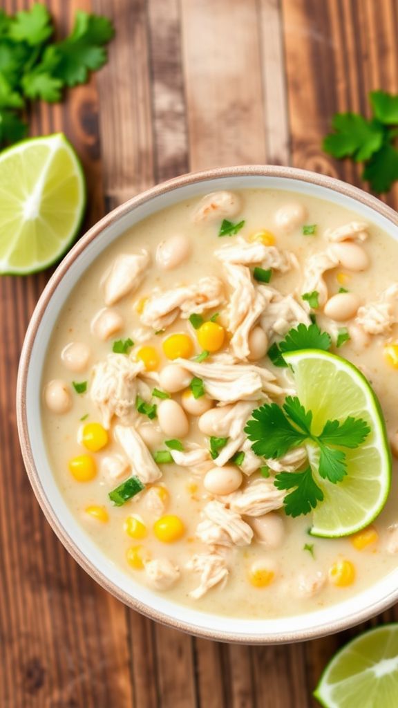 Cilantro Lime White Chicken Chili