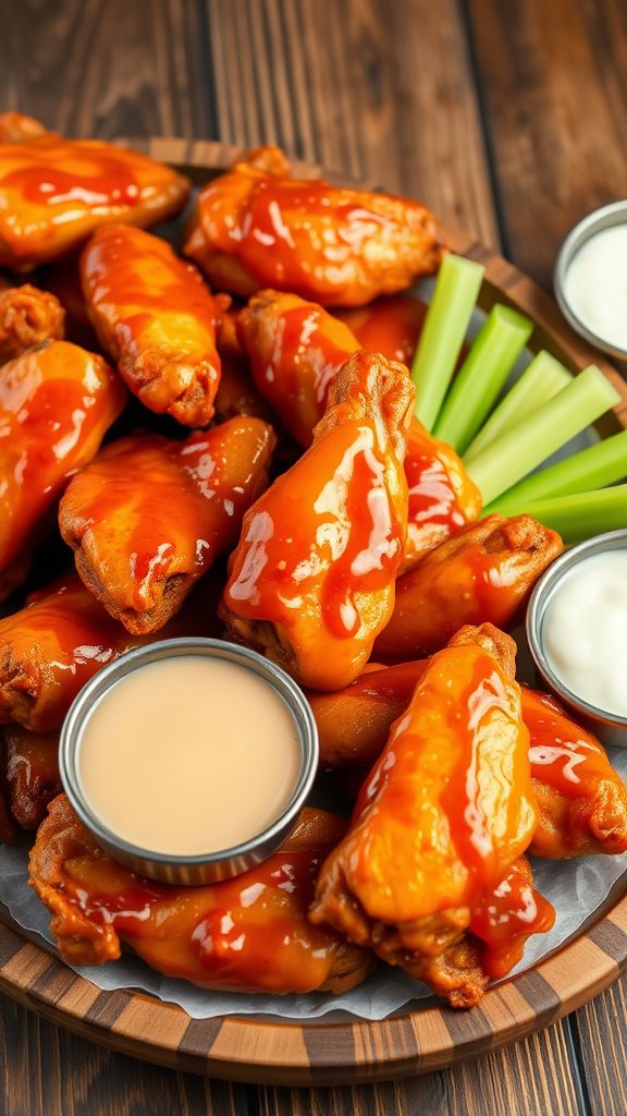 Classic Buffalo Style Baked Wings