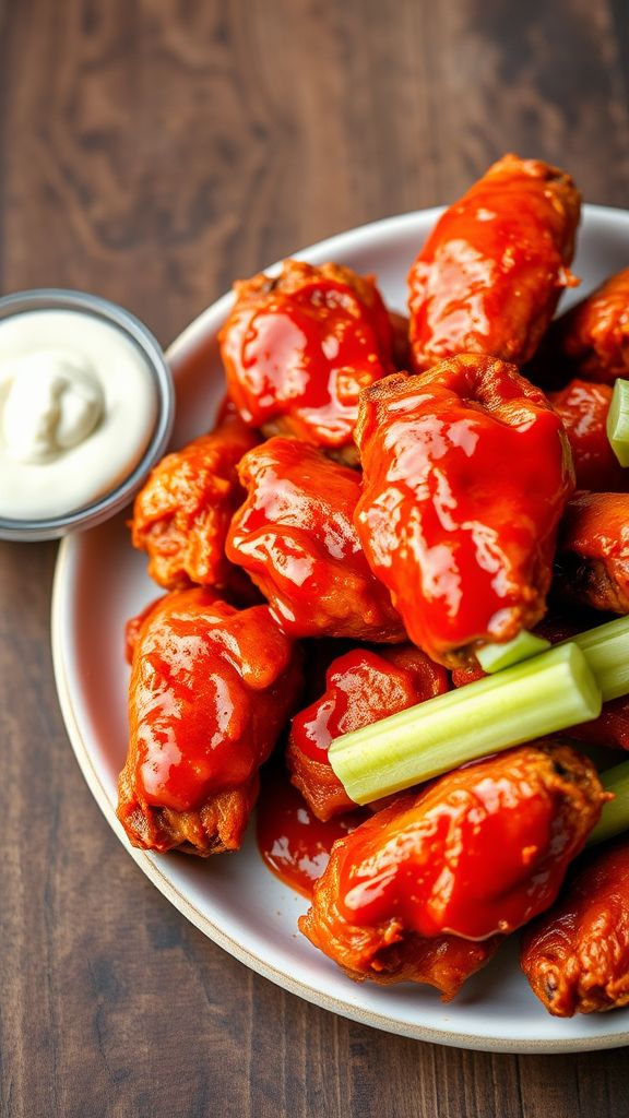 Classic Buffalo Style Oven-Baked Wings