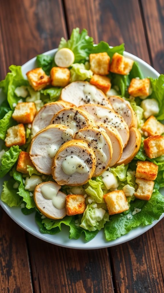 Classic Caesar Grilled Chicken Salad