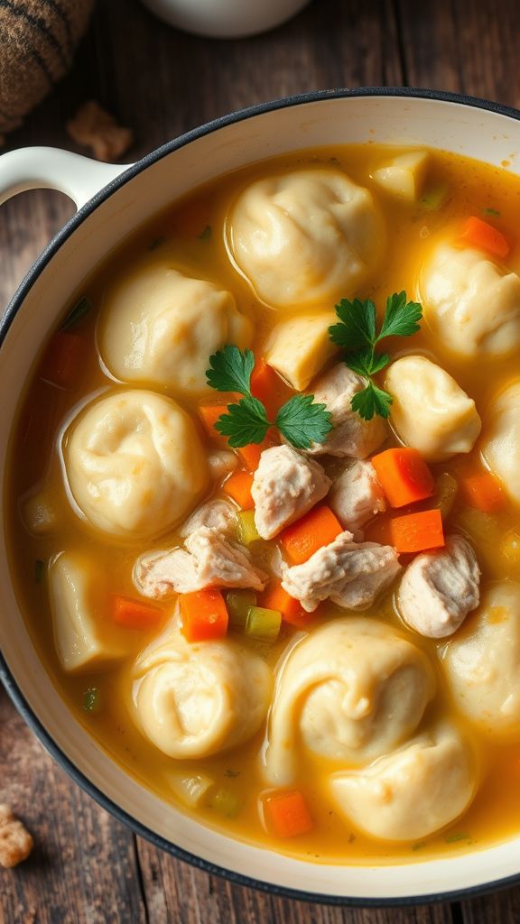 Classic Comfort Chicken Dumplings  