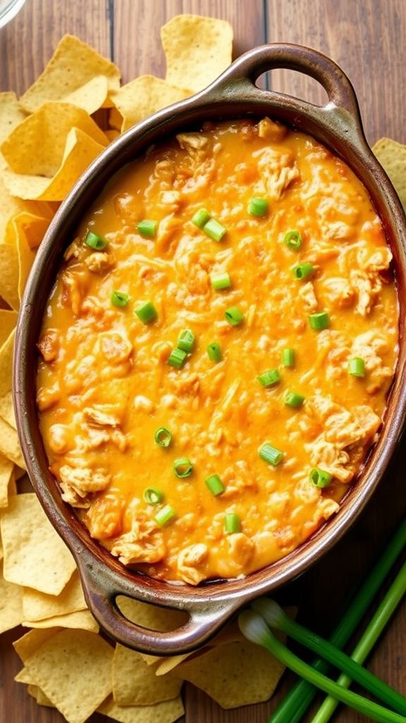 Classic Oven-Baked Buffalo Chicken Dip  