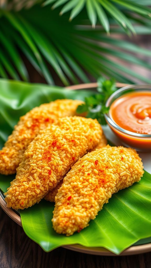 Coconut-Crusted Chicken Tenders  