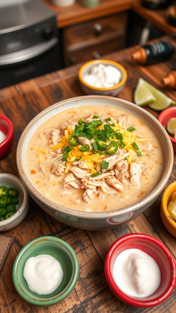 Creamy White Chicken Chili Delight