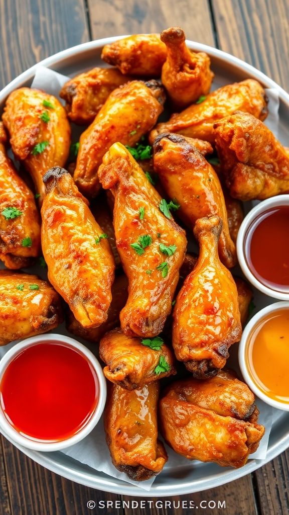 crispy baked chicken wings recipes (oven-perfect!)