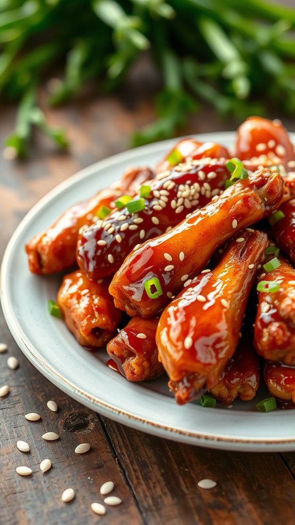 Crispy Teriyaki Chicken Wing Delights  