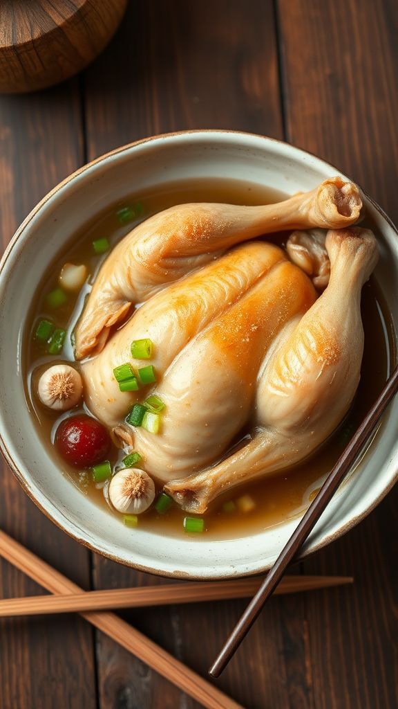 Easy Korean Chicken Soup (Samgyetang)