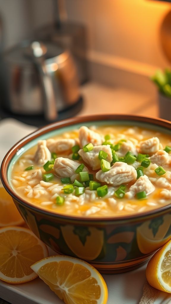 Filipino Arroz Caldo (Chicken Rice Porridge)