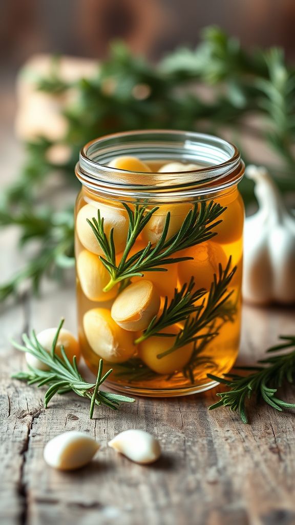 Garlic and Rosemary Infusion