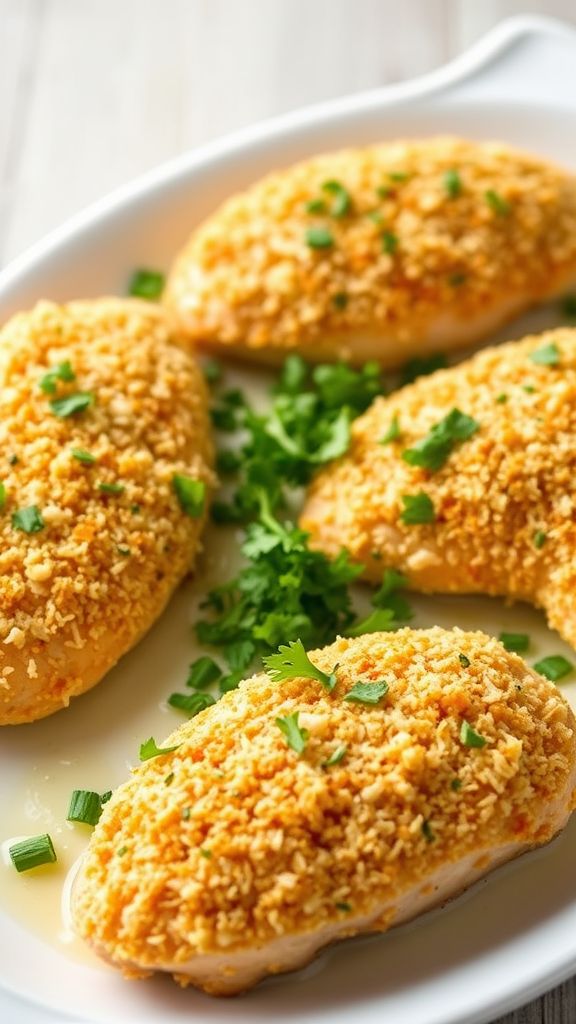 Garlic Parmesan Crusted Chicken