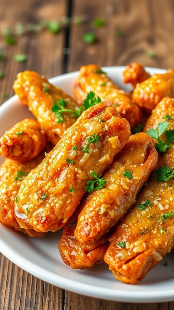 Garlic Parmesan Herb Wings  