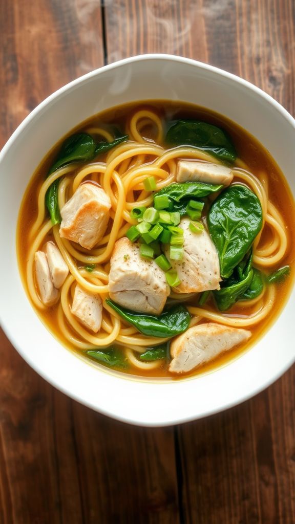 Ginger-Lemon Chicken Noodle Remedy