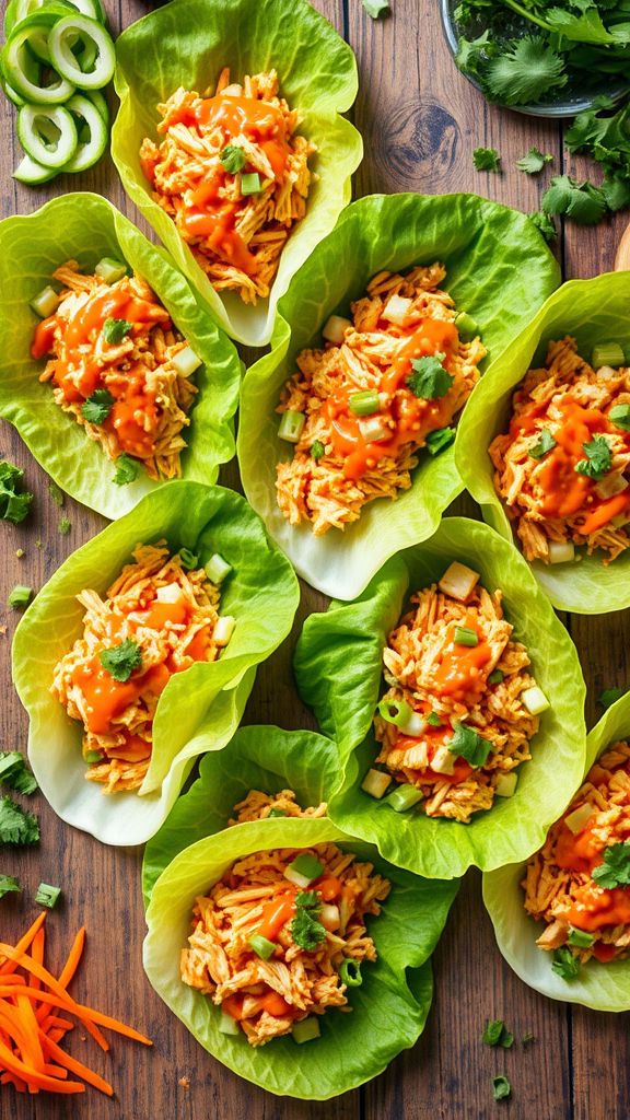 Grain-Free Buffalo Chicken Salad Tacos