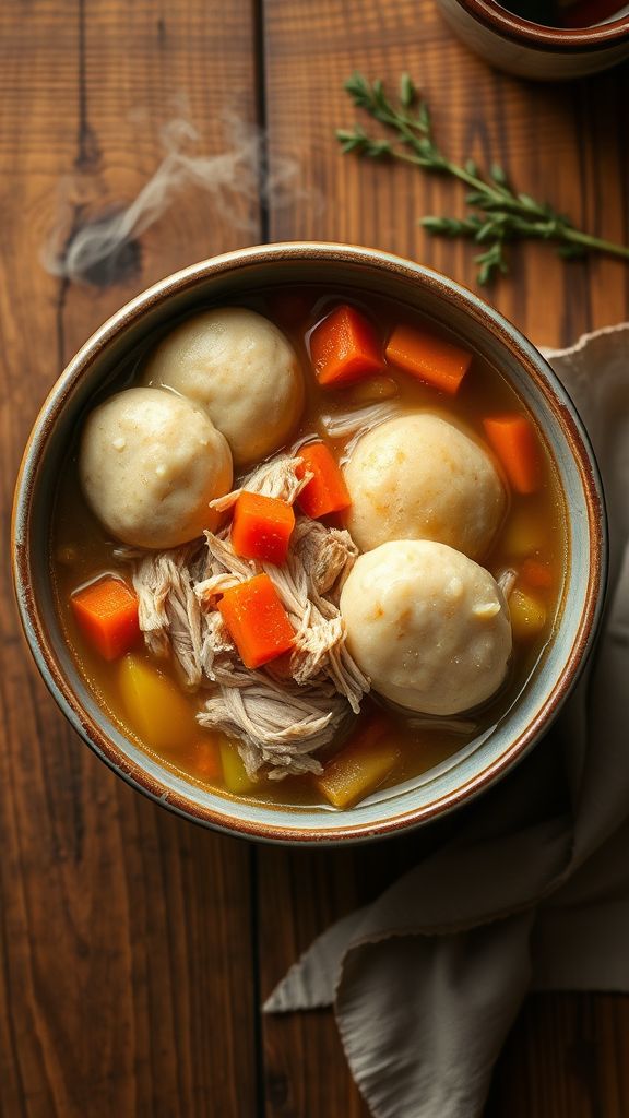 Grandma's Classic Chicken and Dumplings