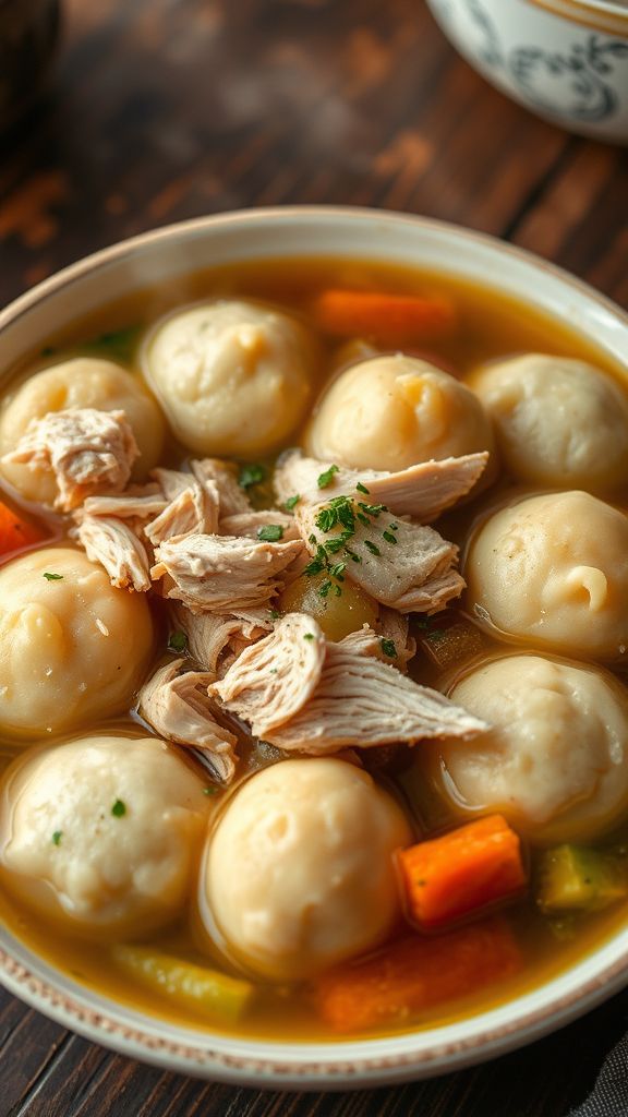 Grandma's Essential Chicken and Dumplings  