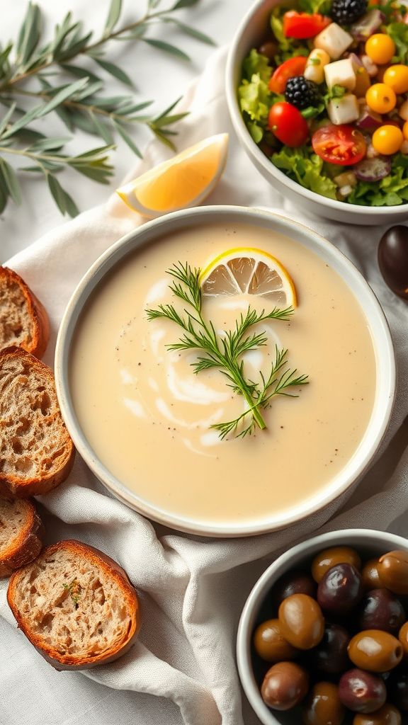 greek lemon chicken soup recipes (avgolemono)