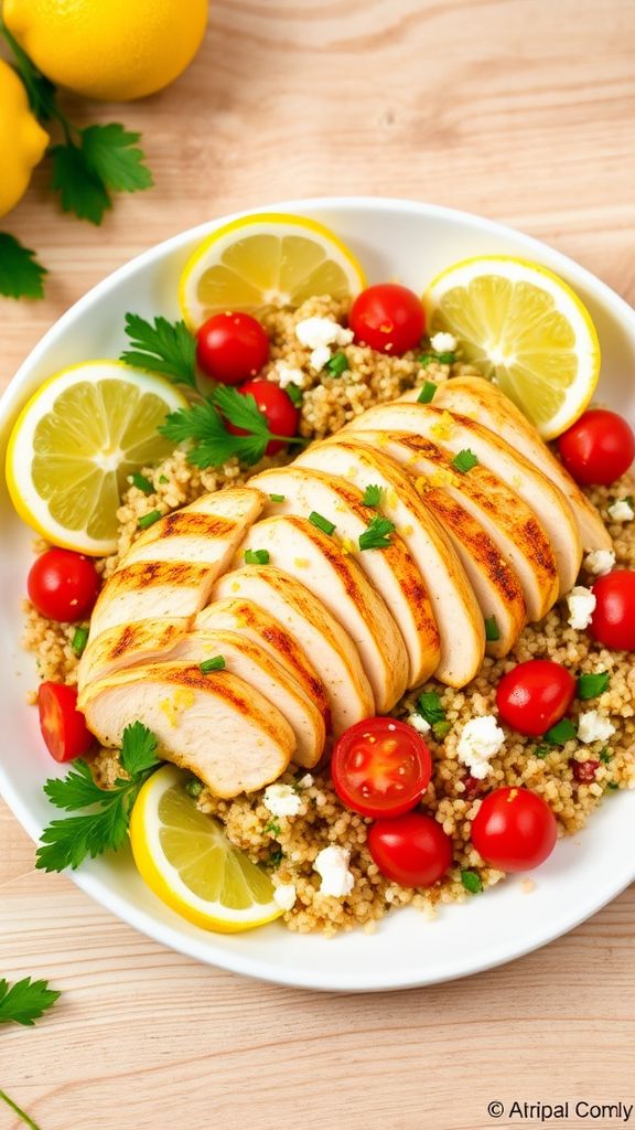 Greek Lemon Chicken with Quinoa