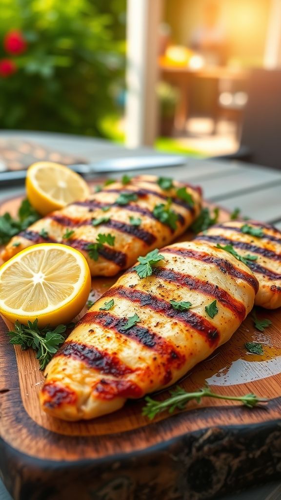 Greek-Style Grilled Chicken with Oregano and Lemon