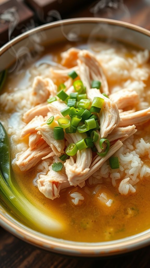 Hainanese Chicken Rice Soup