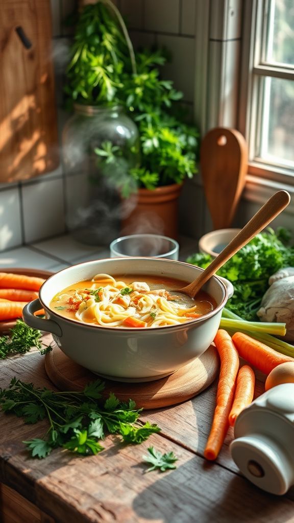 healing chicken noodle soup recipes from scratch