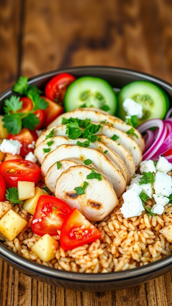 Herb-Infused Grilled Chicken Bowls