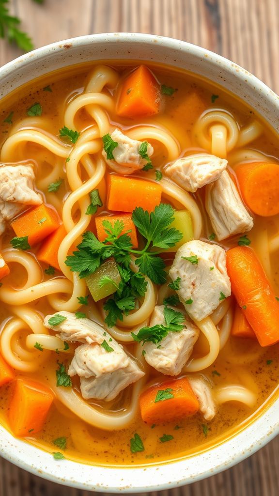 Herbal Infusion Chicken Noodle Delight