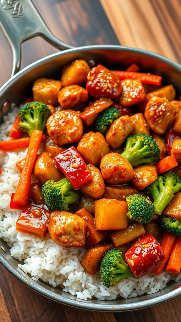 Honey Garlic Chicken Stir-Fry