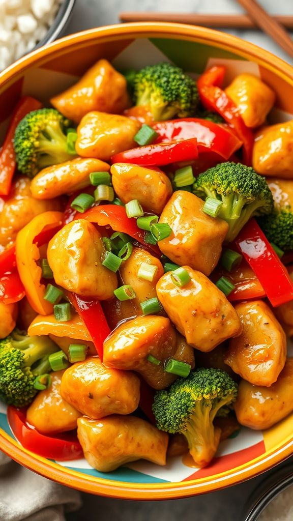 Honey Garlic Chicken Stir-Fry