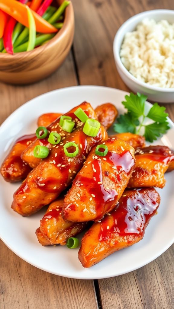 Honey Garlic Chicken Tenders  