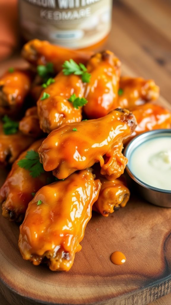 Honey Mustard Buffalo Wings  