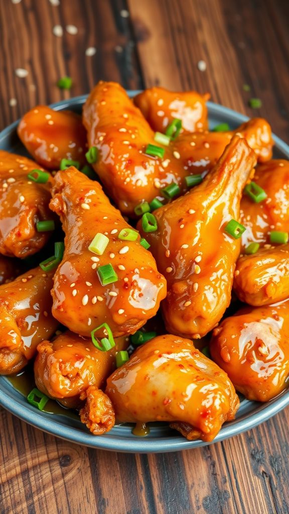 Korean Fried Chicken with Garlic Sauce