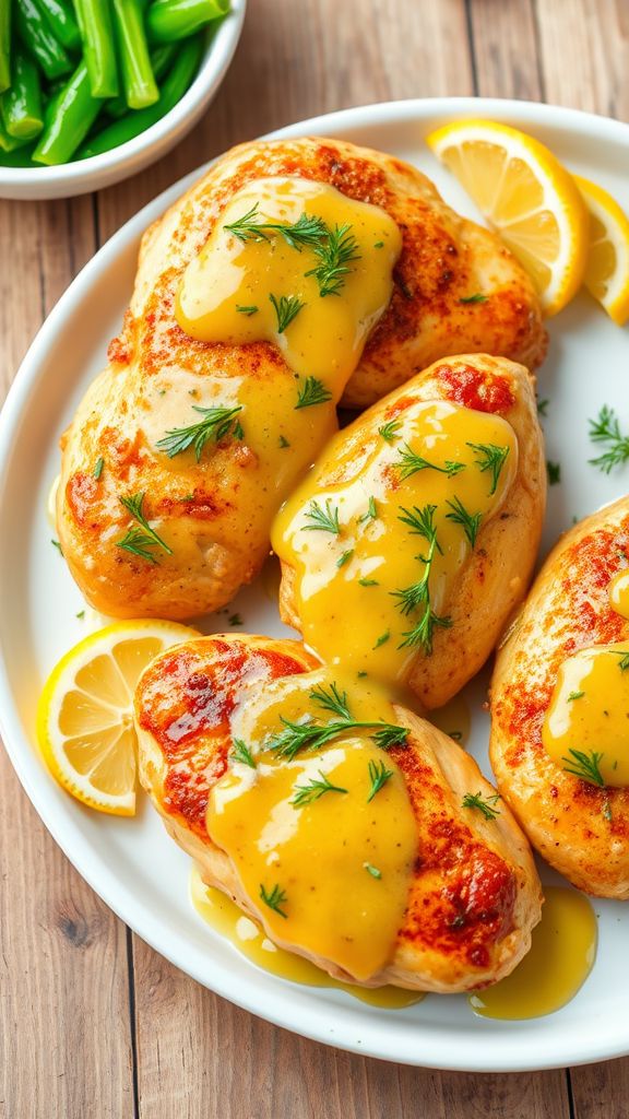 Lemon Dill Butter Chicken Breast