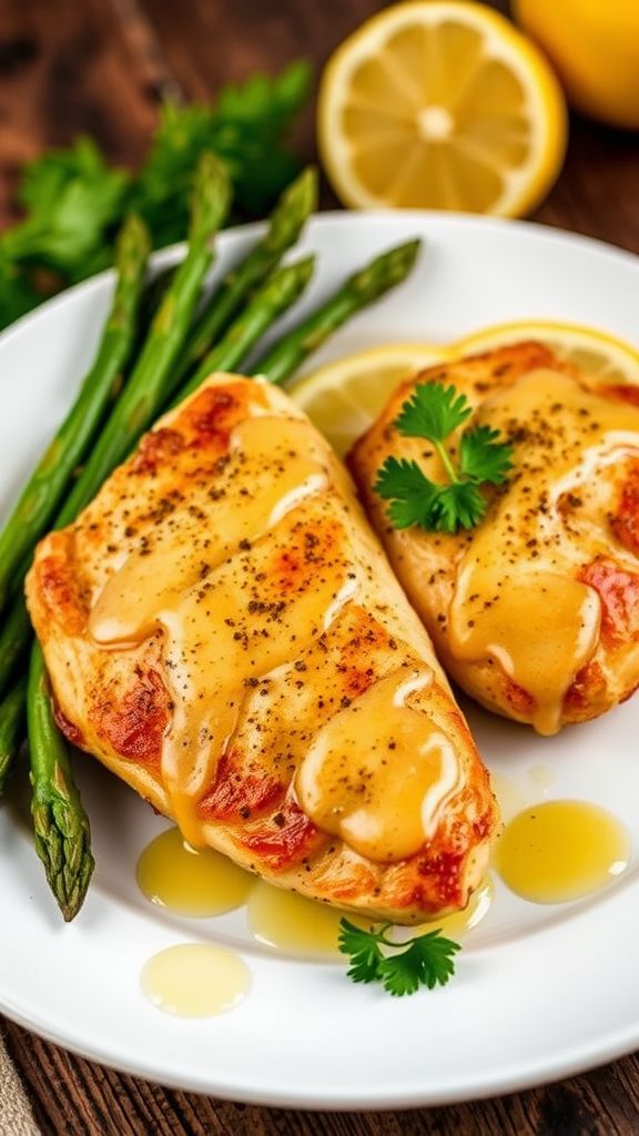 Lemon Pepper Chicken with Asparagus