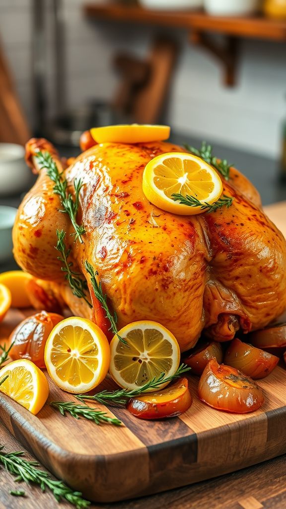 Lemon Thyme Oven-Roasted Chicken